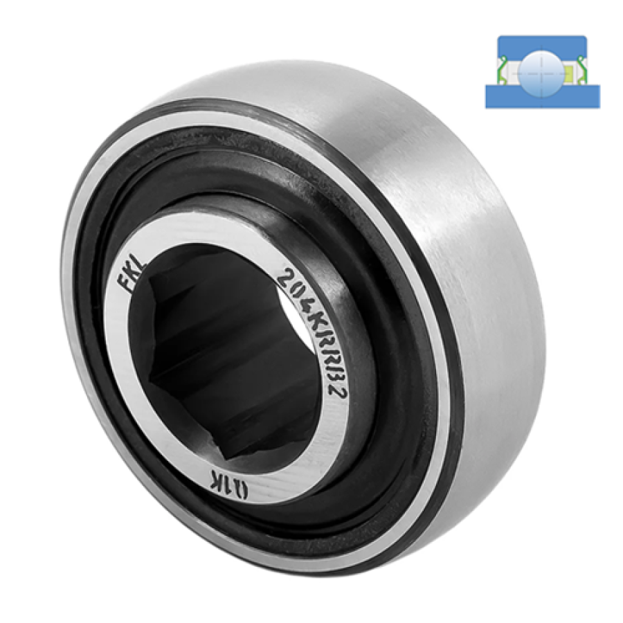 204 KRRB2 FKL - AGRO ložisko pro secí stroje