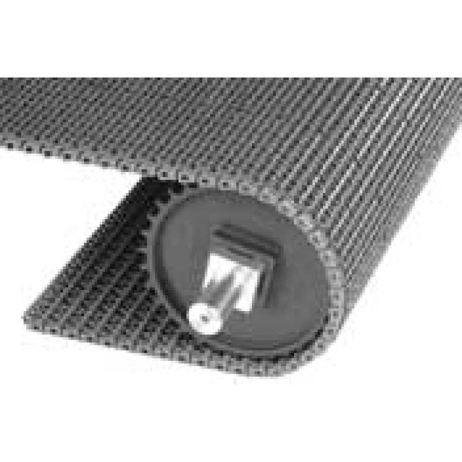 Pás Series 1100 Flush Grid Friction Top PP modrý, L=10 m š=114 mm