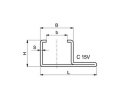 C-profil 31x25x20x2 mm pozink