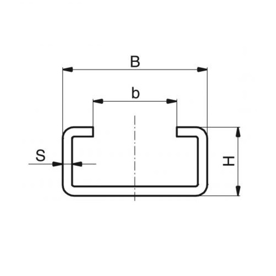 C-profil 60x20x36x2,5 mm pozink