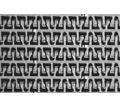 Pás Series 1100 Flush Grid Friction Top PP modrý, L=10 m š=114 mm