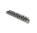 Článek krajní Series 1100 Flush Edge Flush Grid, š=102 mm, pogum, PP, šedý
