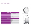 Diferenční manometr zanešení filtru MDA60 -2 až +2 bar