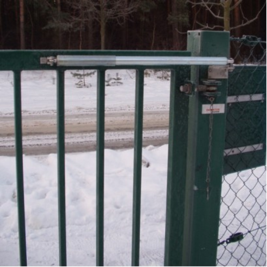 Dveřní zavírač DIREKT II 150 mm, 400N, šedý, bez příslušenství