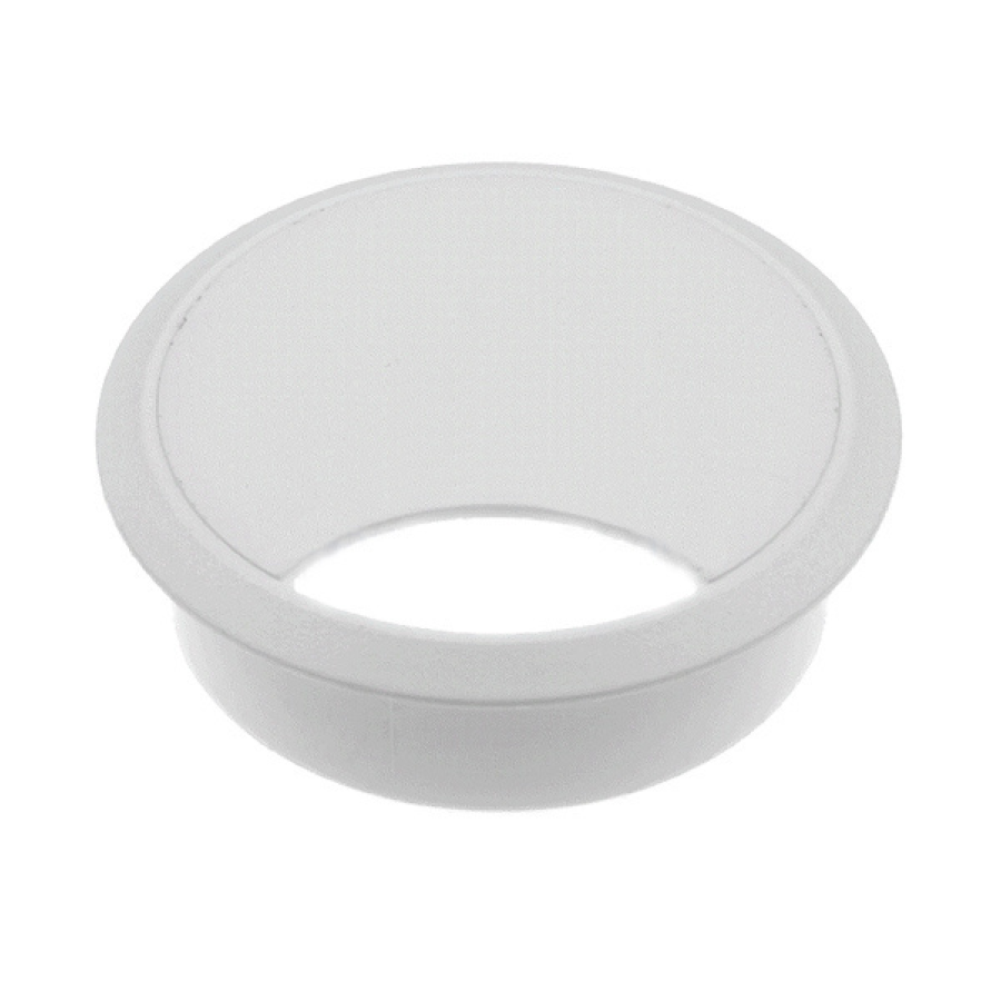 Průchodka na kabel plast 70 mm, bílá