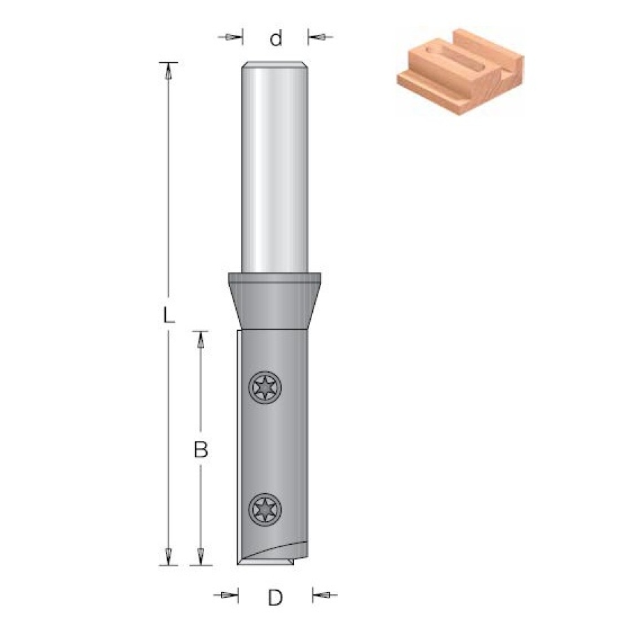 Fréza stopková 16x50 vb - 1073609