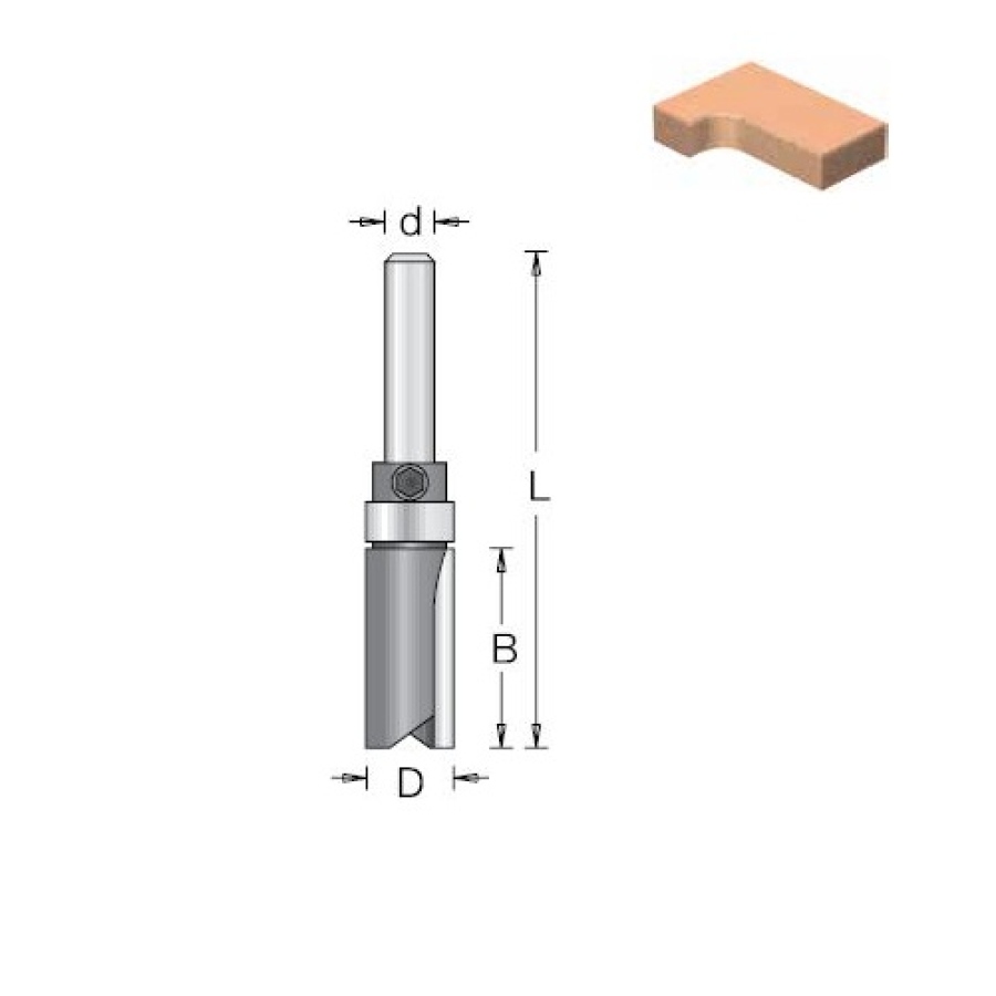 Fréza stopková 19x50.8 - 1072049
