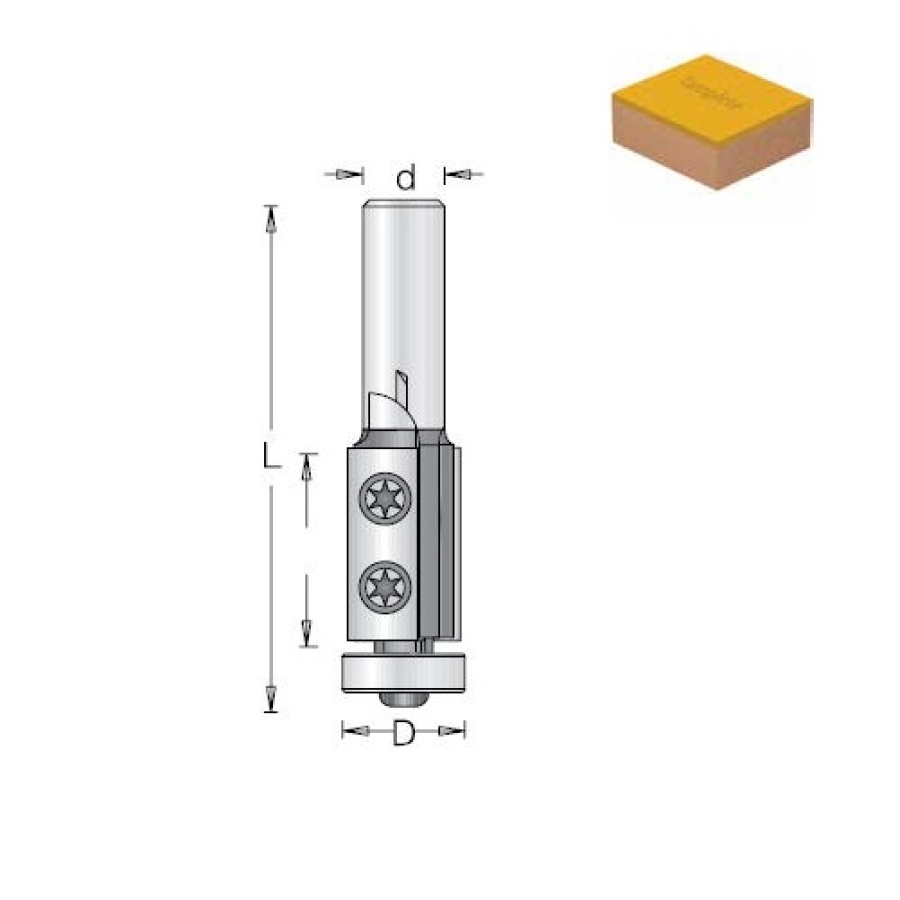 Fréza stopková 19x50 vb - 1019479