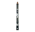 Zástrč dveřní 160 mm bílý zinek
