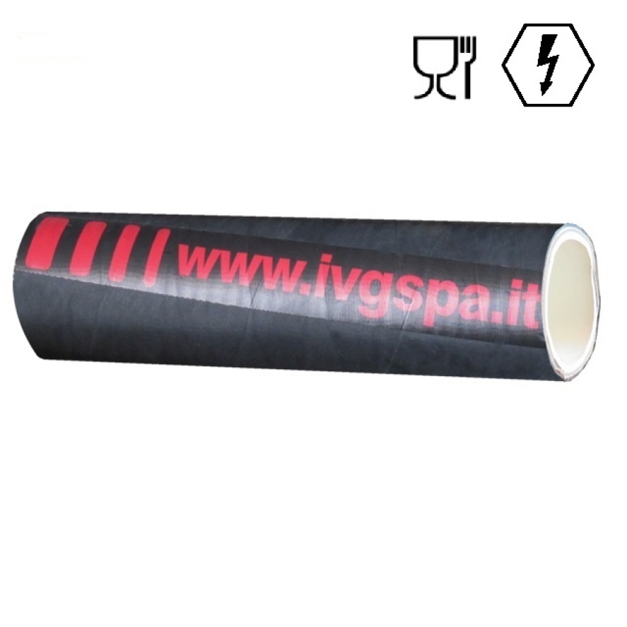 GRANOTEC 6/SPL 76/94 - Tlaková a sací hadice pro sypké potravin. produkty -30/+70°C, 6 bar