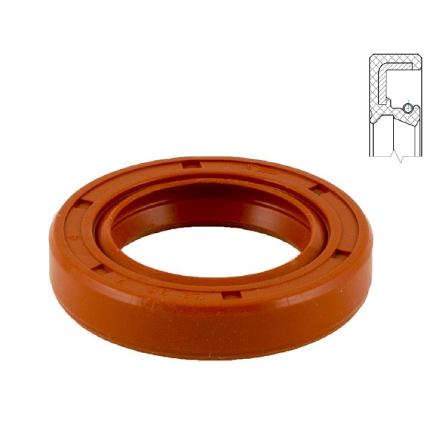 Gufero 17x30x7 SIAS MVQ DIN3760