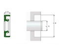 Gufero CR 75x95x10 HMSA10 RG
