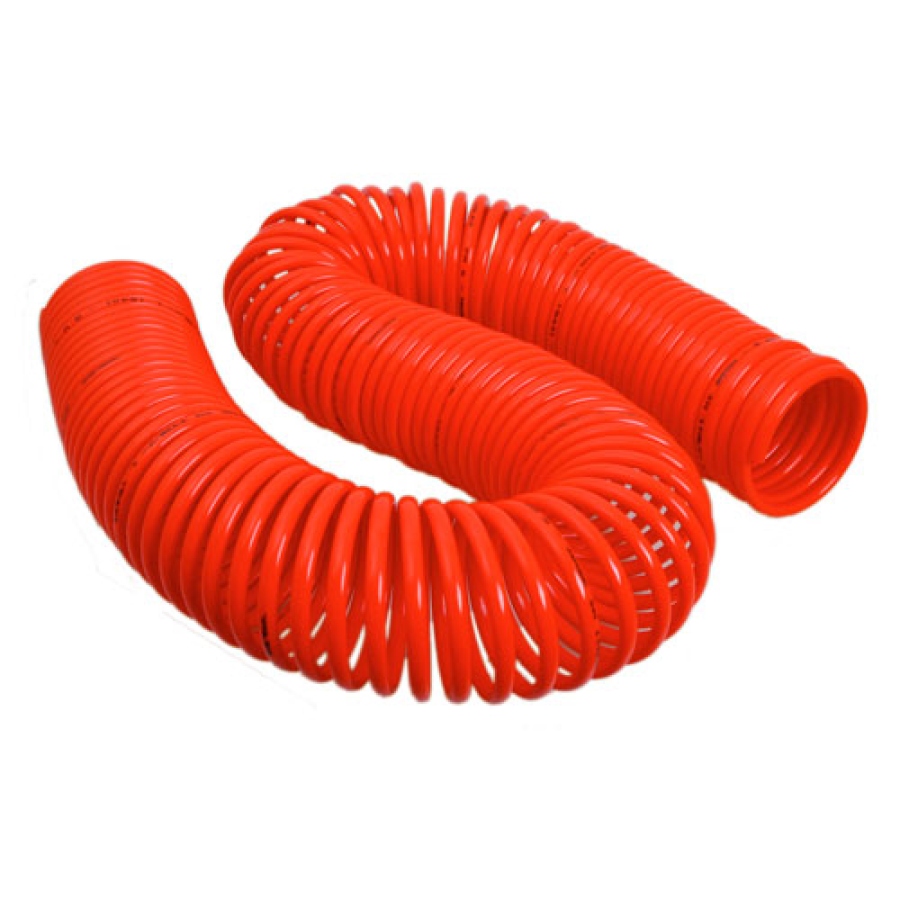 Hadice spirálová PA11 2,5/4 mm 10/5m oranžová