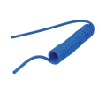 Hadice spirálová PU 6/4 mm 4m modrá