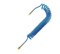 Hadice spirálová PUBJ 4/6 mm 7,5m modrá s koncovkami