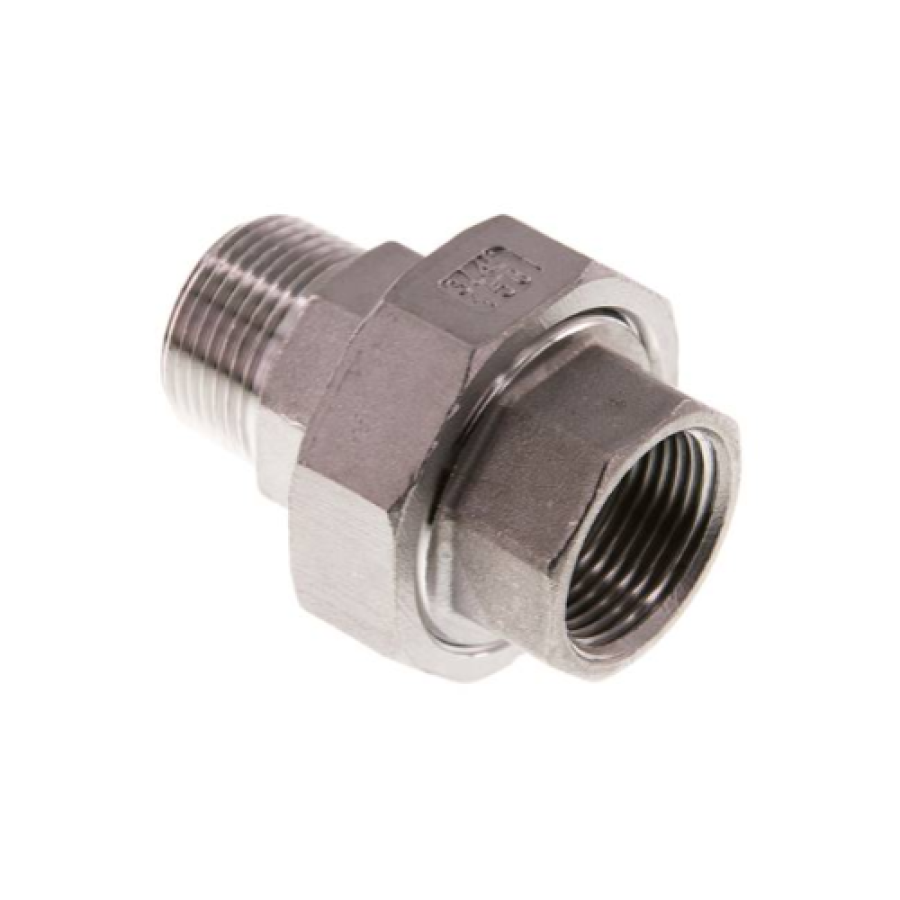Holendr 3/4 vnitřní x3/4 vnější - těsnící na kužel, nerez 1.4408