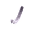 Kartáč samolepící flexibilní 6,7x5 mm šedá