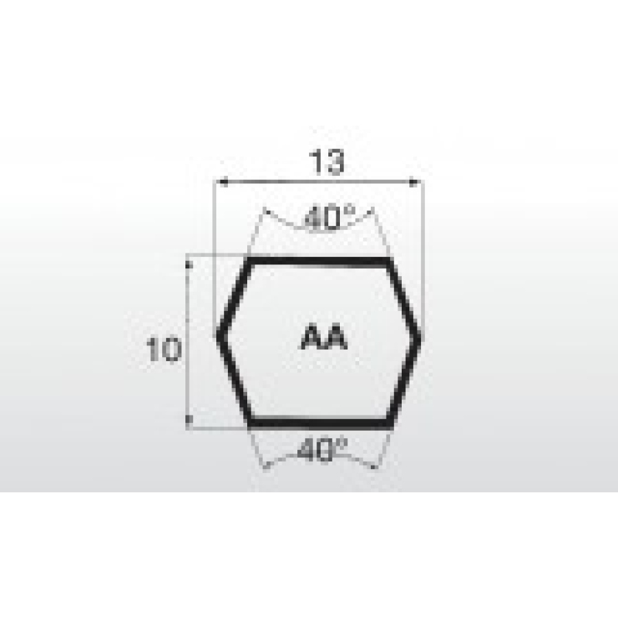 Klínový řemen oboustranný 13x1580 Lw AA60 Esaflex