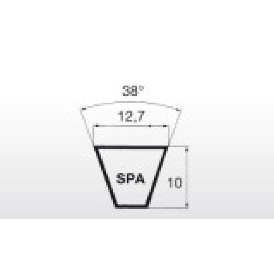 Klínový řemen SPA 1082 Lw - 12,7x1100 La Extra