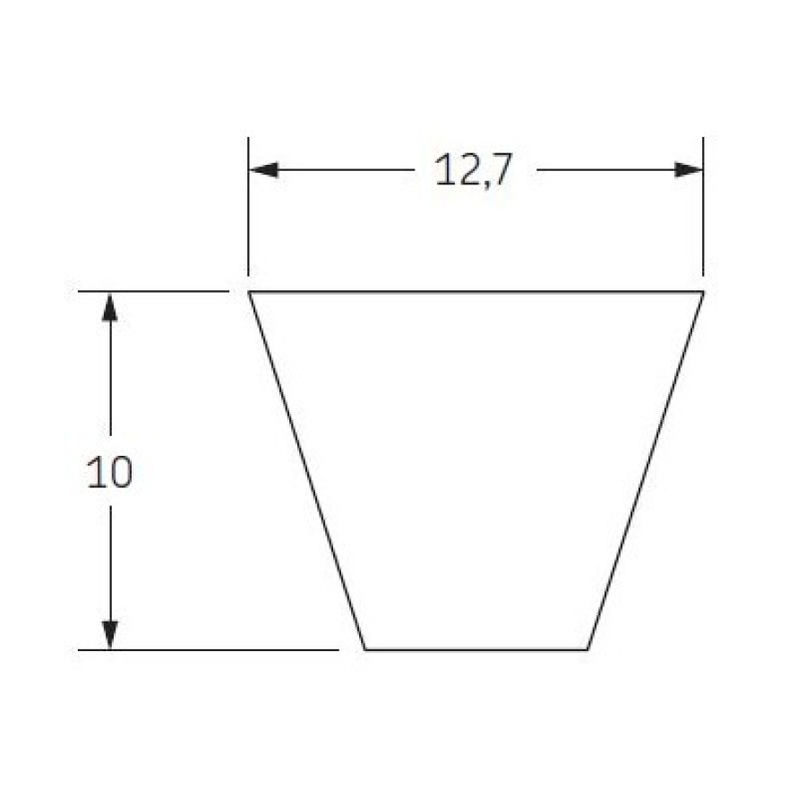 Klínový řemen SPA 2632 Lw - 12,7x2650 La ProfiPlus