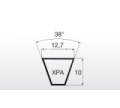 Klínový řemen XPA 832 Lw - 12,7x850 La Linea X