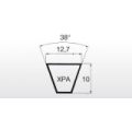 Klínový řemen XPA 850 Lw - 12,7x868 La Linea X