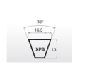 Klínový řemen XPB 2900 Lw - 16,3x2922 La Linea X