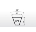 Klínový řemen XPZ 1312 Lw - 9,7x1325 La Linea X