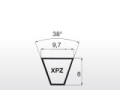 Klínový řemen XPZ 850 Lw - 9,7x863 La Linea X