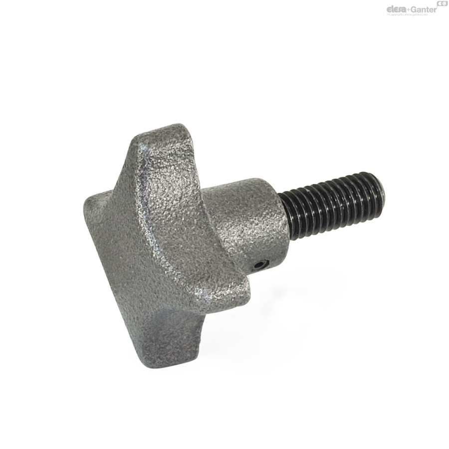 Kolečko utahovací GN 6335.4-SG-50-M10-25 litina/ocel