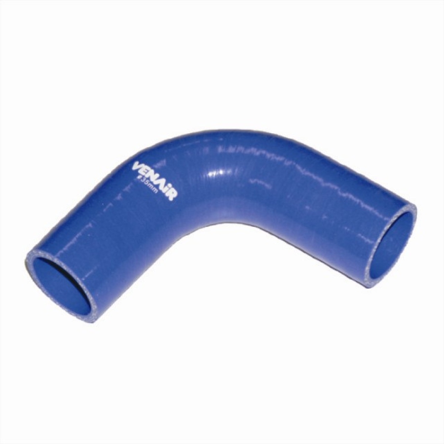KOLENO SILIKONOVÉ 90° 102 mm 85 - automobilový silikonový propoj, -60°C až +180°C