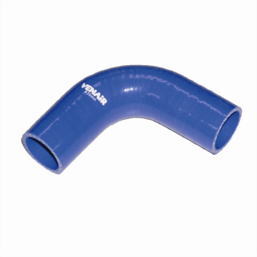 KOLENO SILIKONOVÉ 90° 150 mm 38 - automobilový silikonový propoj, -60°C až +180°C
