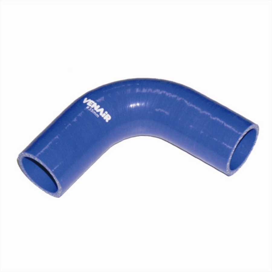 KOLENO SILIKONOVÉ 90° 200 (250) mm 22 - automobilový silikonový propoj, -60°C až +180°C