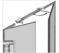 Koordinátor zavírání dveří SR 2000 L, 1050 mm