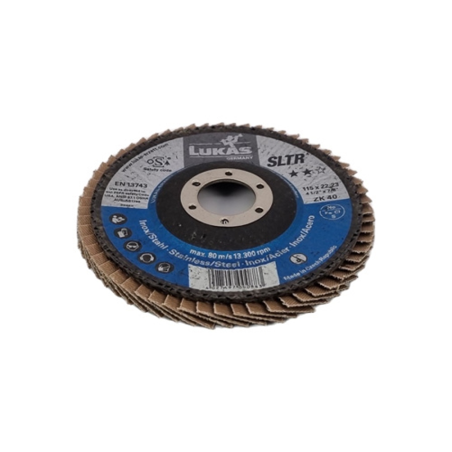 Kotouč lamelový 115x22,23 mm ZK40 na ocel i nerez