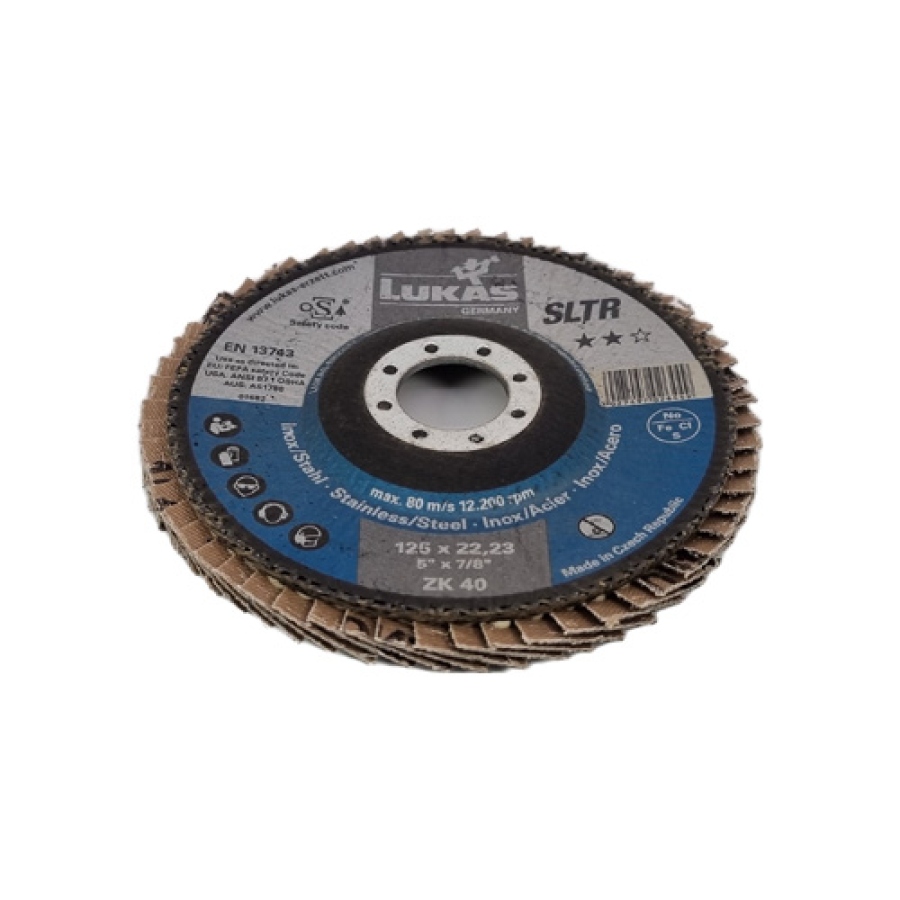 Kotouč lamelový 125x22,23 mm ZK40 na ocel i nerez