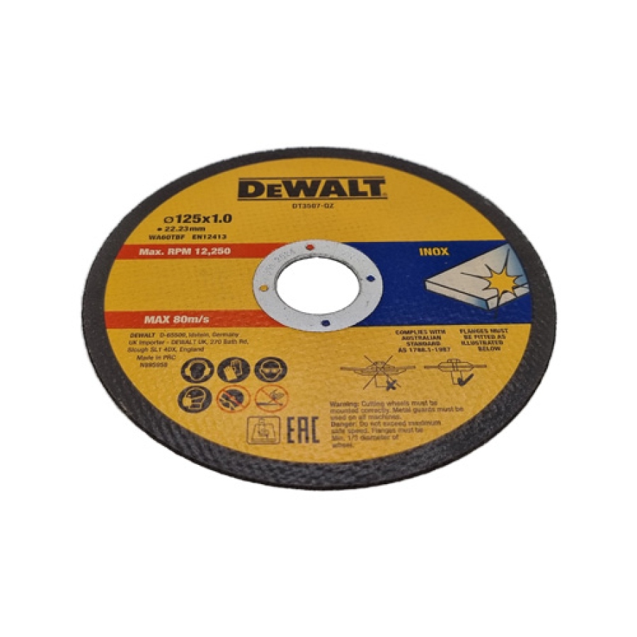 Kotouč řezný 125x1,0x22,2 mm na nerez DeWALT