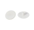 Krytka na exentr bílá 18 mm