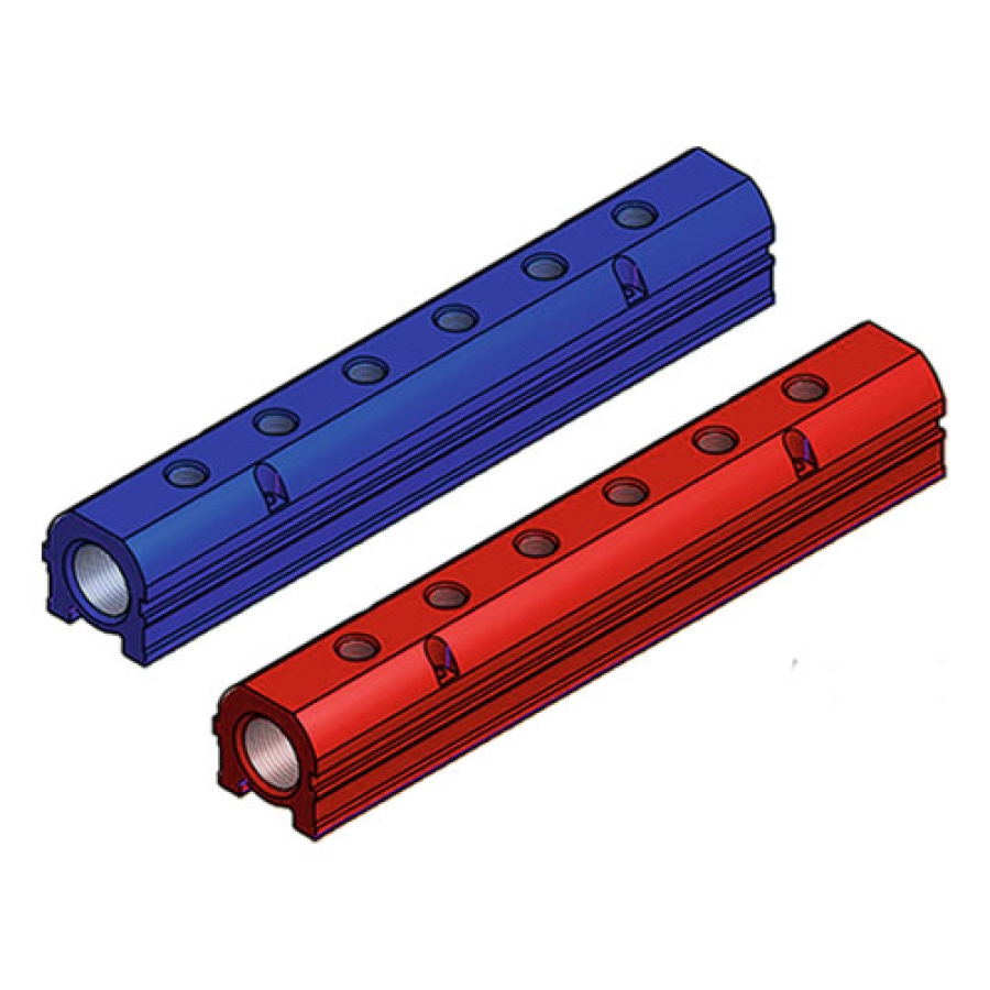 Lišta jednostranná vstup 2x3/4