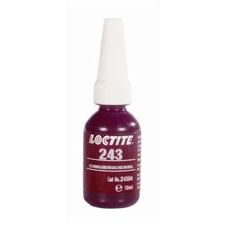 LOCTITE 243 10 ml Zajišťování šroubů středně-pevnostní