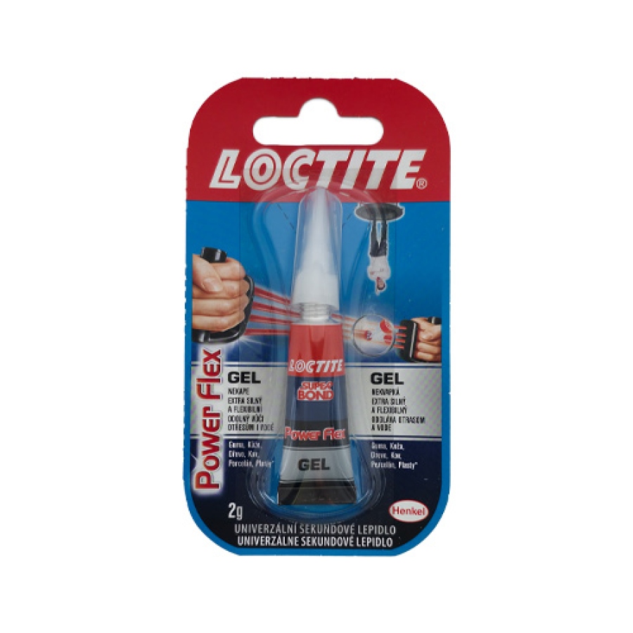 LOCTITE Super Bond Power gel 2g - univerzální vteřinové lepidlo