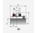 Ložisko UC207 FBJ