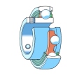 Ložisko YAT 205 SKF