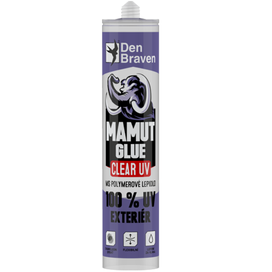 MAMUT GLUE Clear UV 290ml Exteriér, transparent - vysokopevnostní lepidlo
