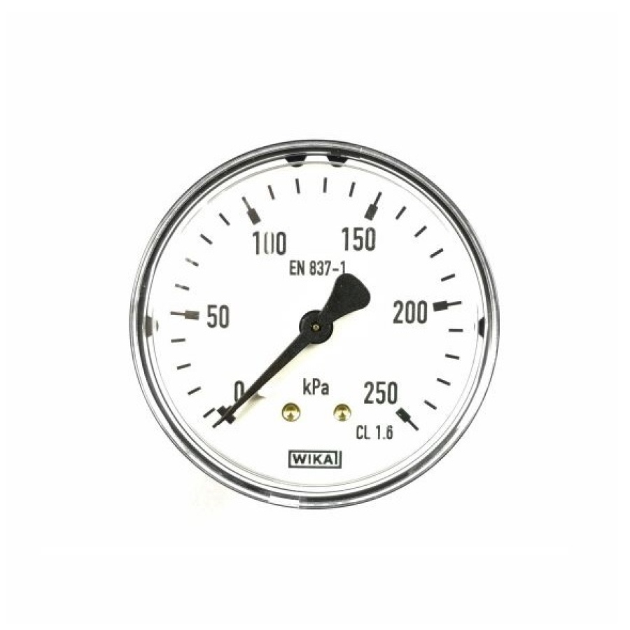 Manometr MZ 63 mm 0-250 kPa M12x1,5 zadní WIKA