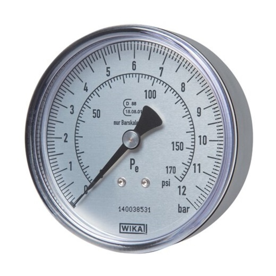 Manometr pneuhustiče 80 mm, R1/4