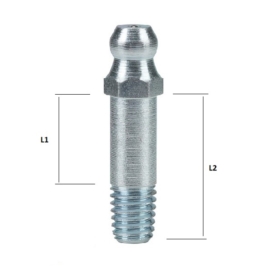 Mazací hlavice kulová H1 M6x1 17,3 mm