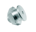 Mazací hlavice plochá s kulatou hlavou D16 mm M10x1