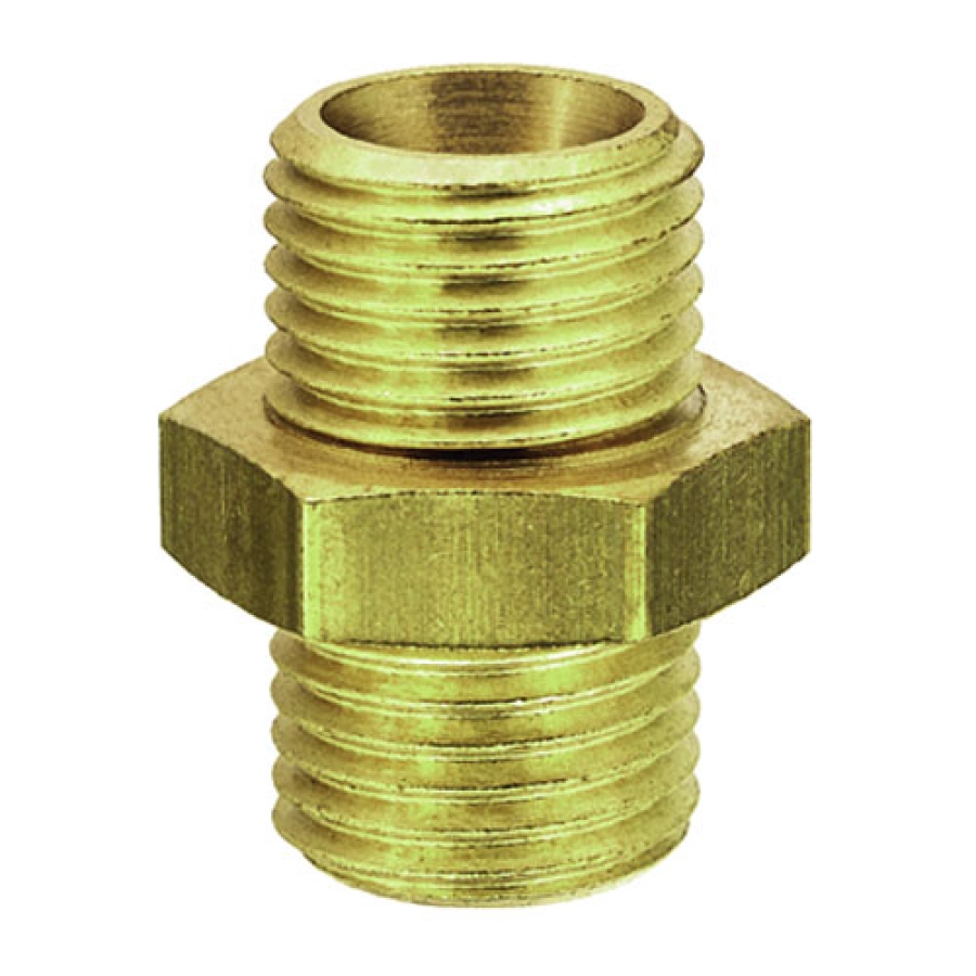 Nipl M14x1,5 - M14x1,5 mosaz