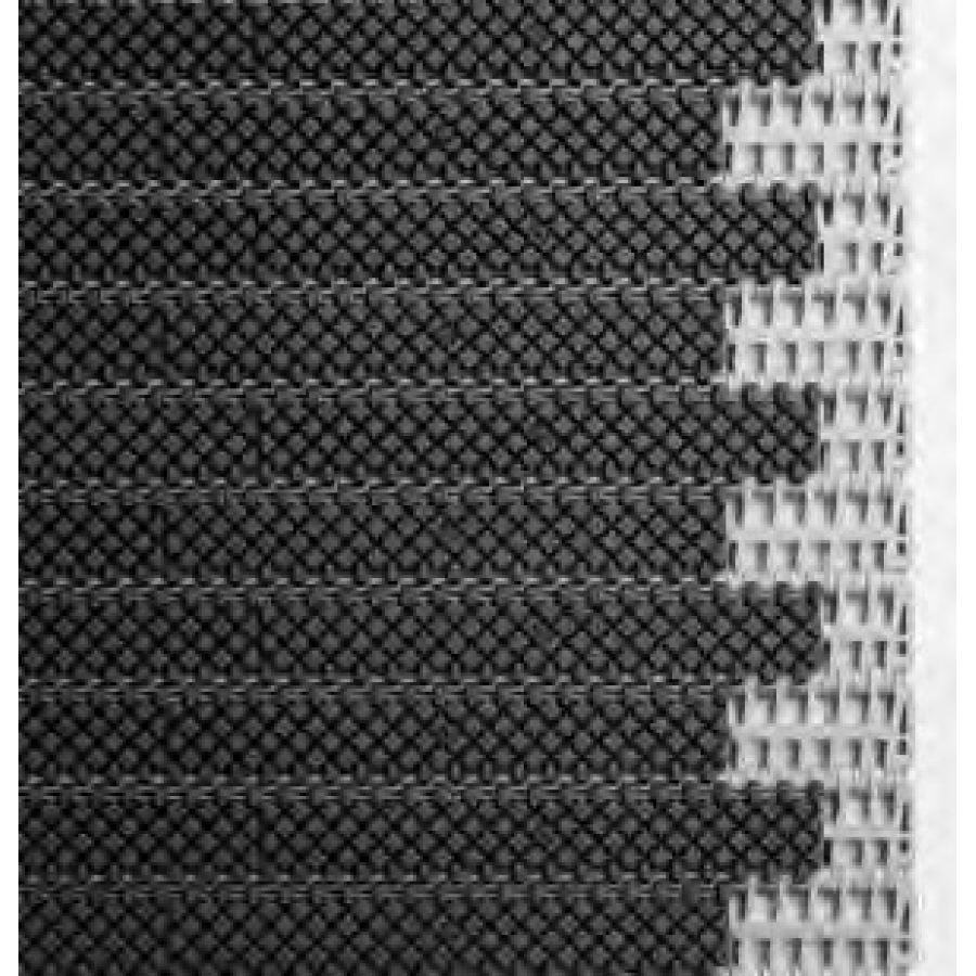 Pás S900 Flush Grid Square Friction Top PP šedý 406 mm 20 m,gumy od okrajů 1ř 25/42 mm,2ř 42/25